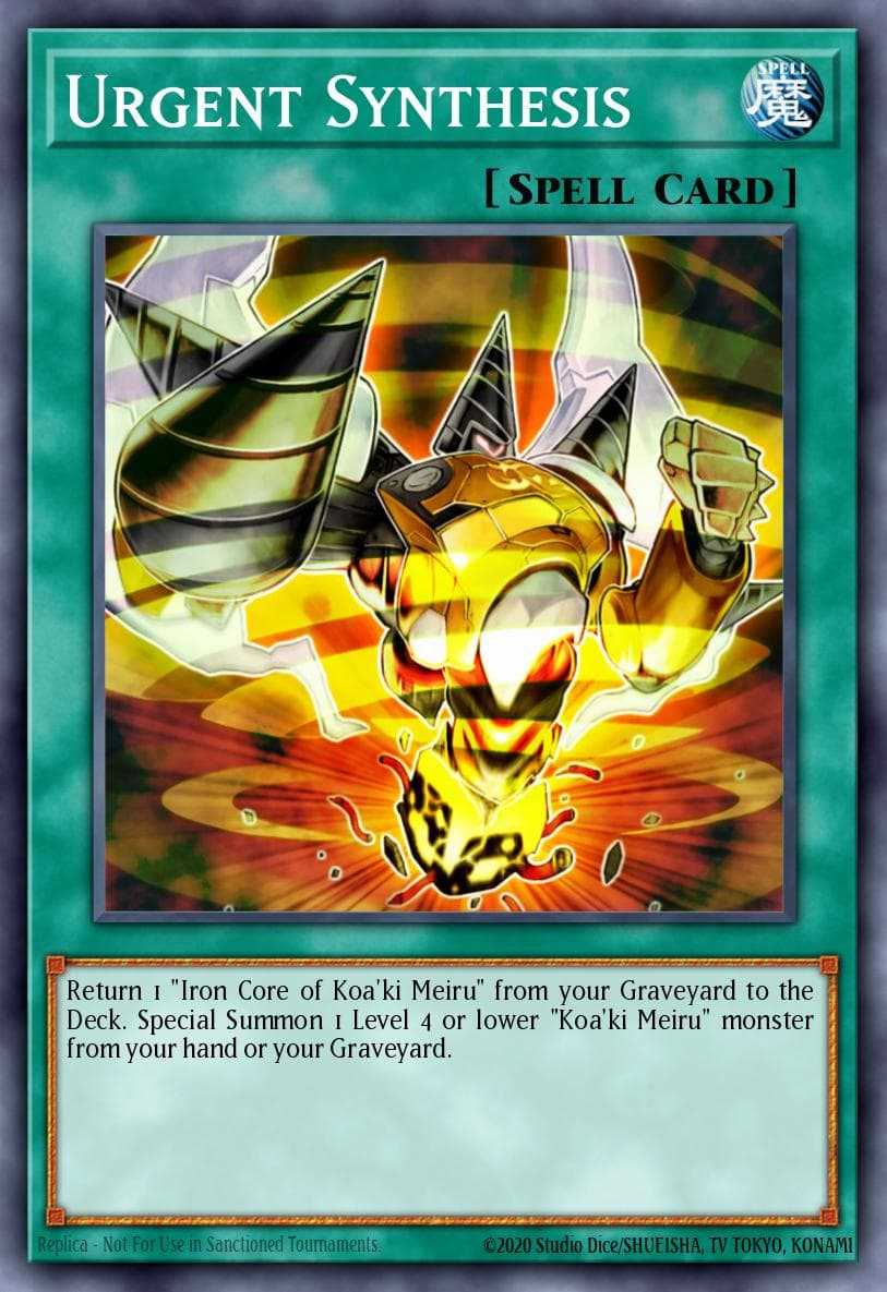 Urgent Synthesis Raging Battle: Special Edition card