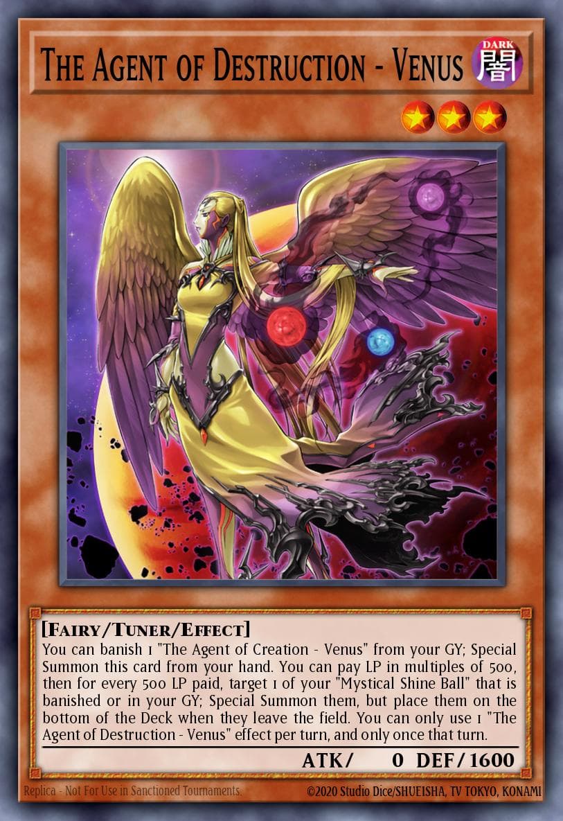 The Agent of Destruction - Venus Battle of Chaos card