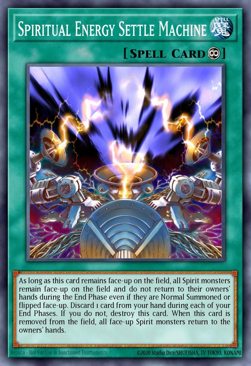 Spiritual Energy Settle Machine Dark Beginning 2 card