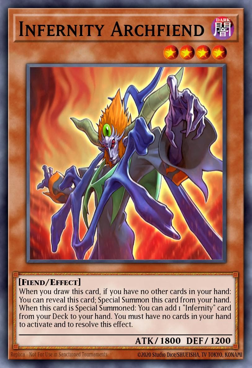 Infernity Archfiend OTS Tournament Pack 2 card