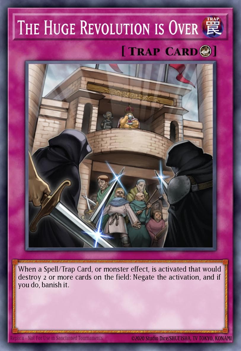 The Huge Revolution is Over Machine Reactor Structure Deck card