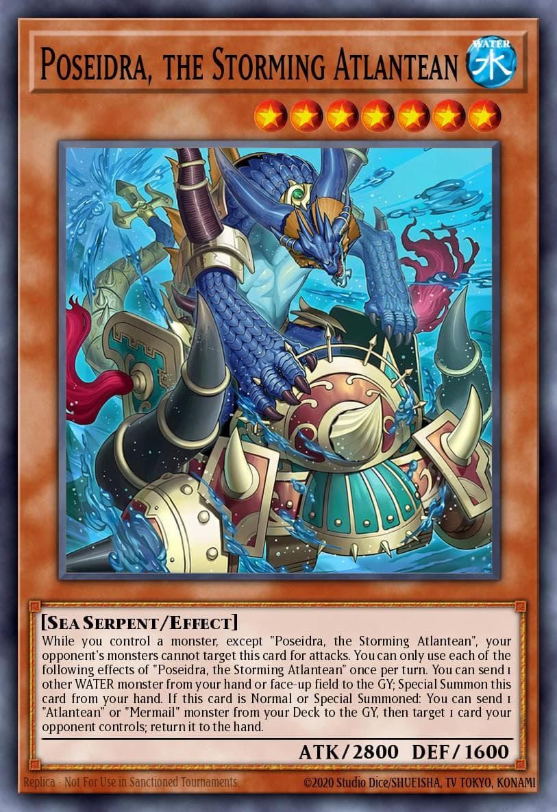 Poseidra, the Storming Atlantean Supreme Darkness card