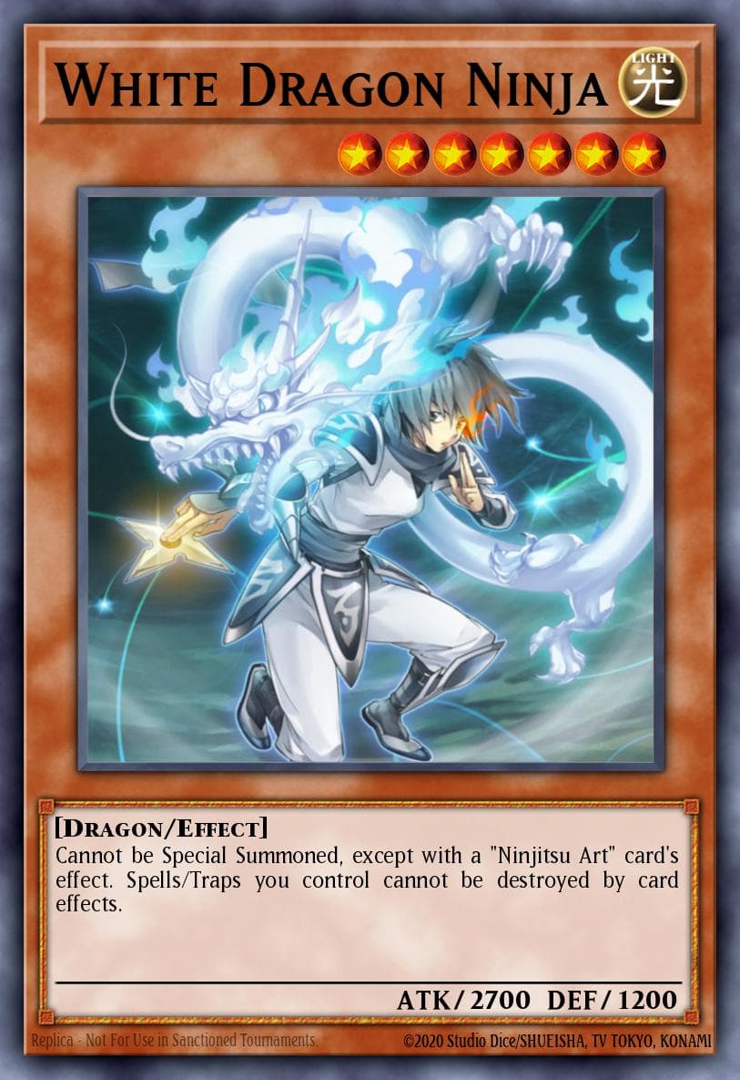 White Dragon Ninja Order of Chaos: Special Edition card