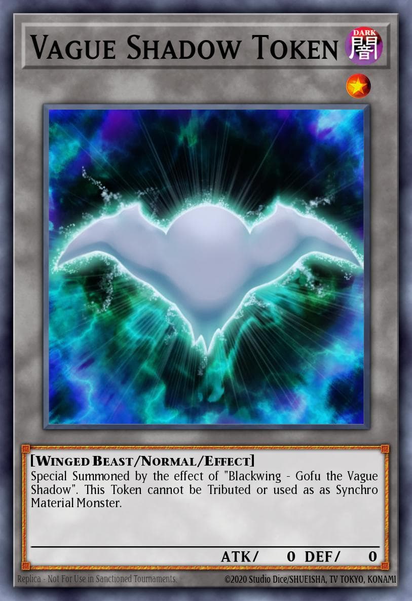 Vague Shadow Token 遊戲王 card