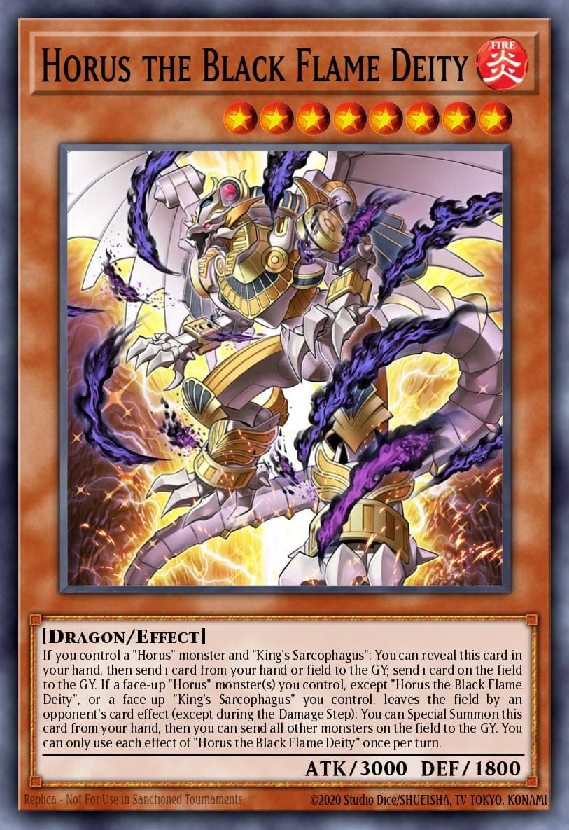 Horus the Black Flame Deity 2025 Mega-Pack Tin card