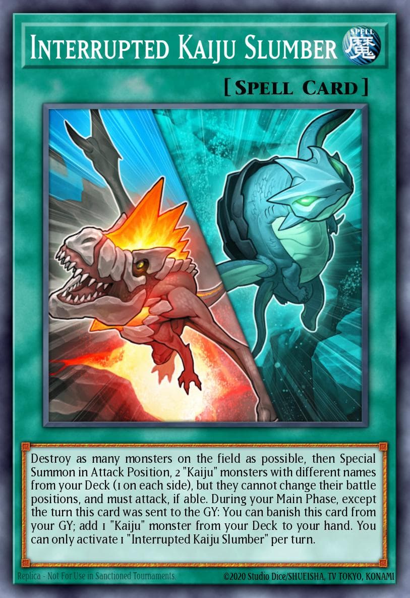 Interrupted Kaiju Slumber Battles of Legend: Chapter 1 card