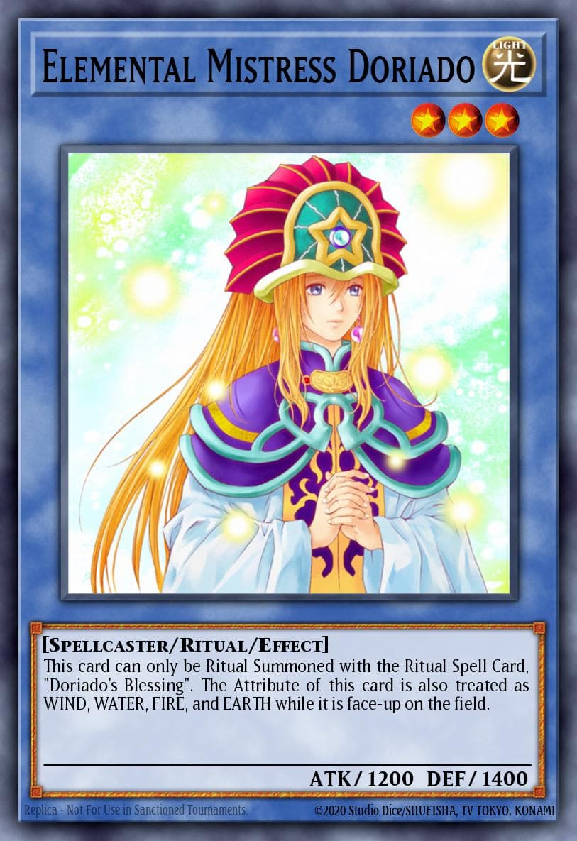 Elemental Mistress Doriado Dark Revelation Volume 3 card