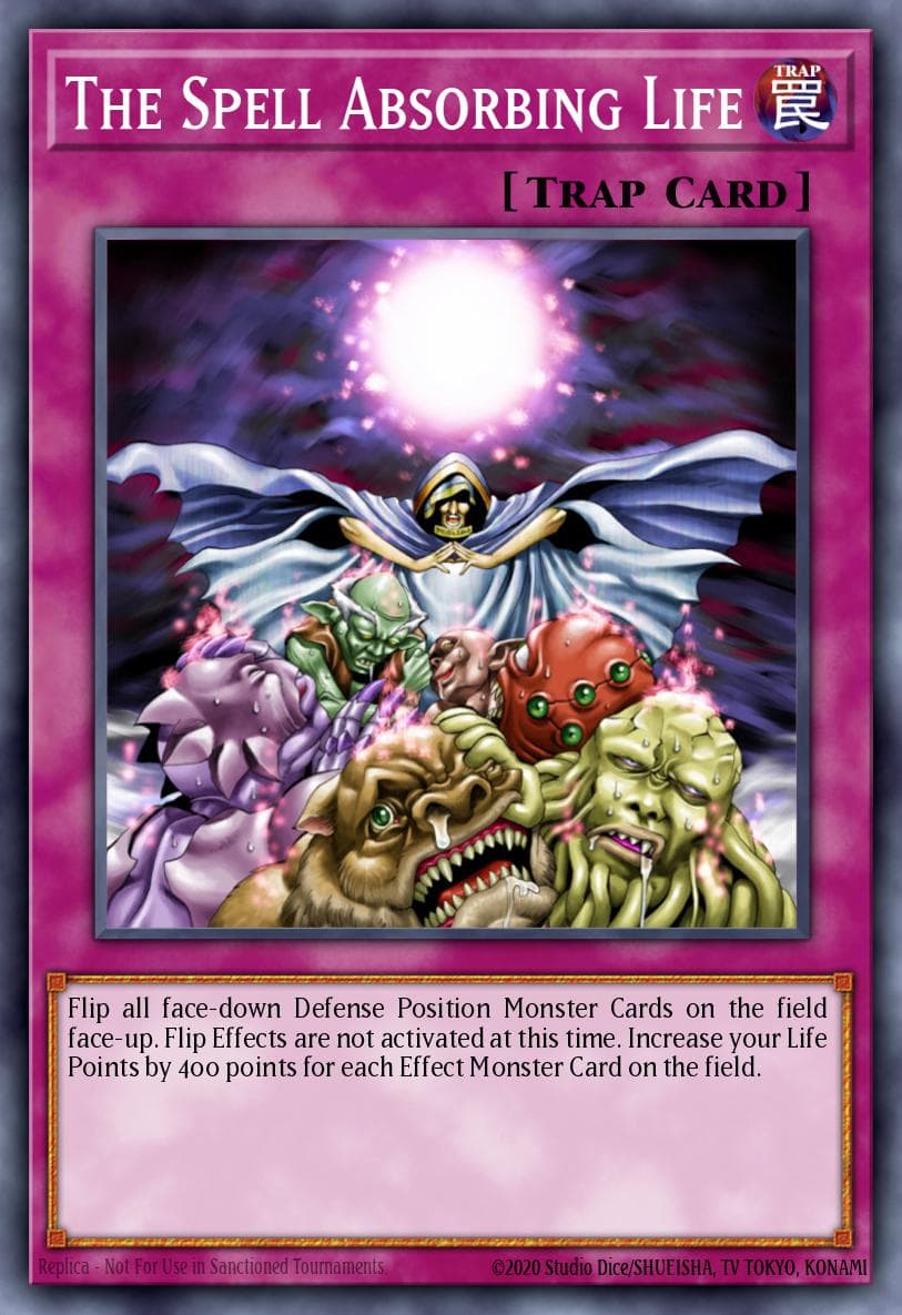 The Spell Absorbing Life Dark Revelation Volume 1 card