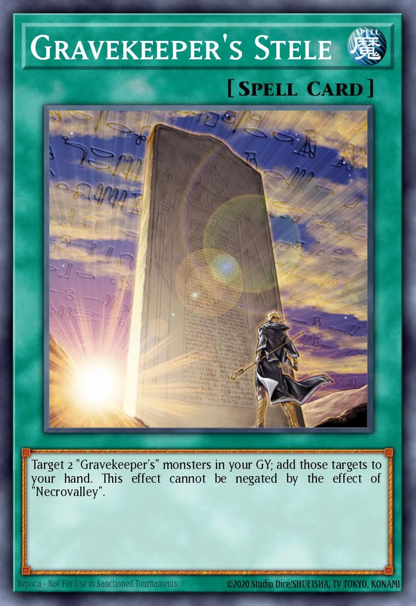 Gravekeeper's Stele Speed Duel Starter Decks: Destiny Masters card