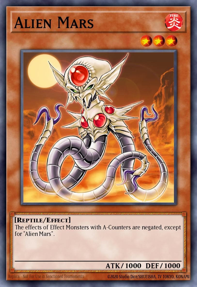 Alien Mars Cyberdark Impact card