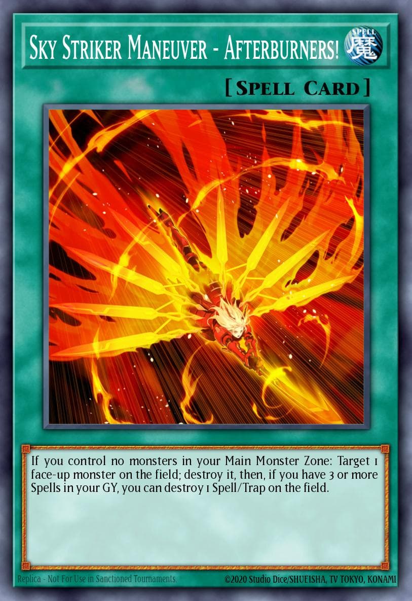 Sky Striker Maneuver - Afterburners! Battles of Legend: Chapter 1 card