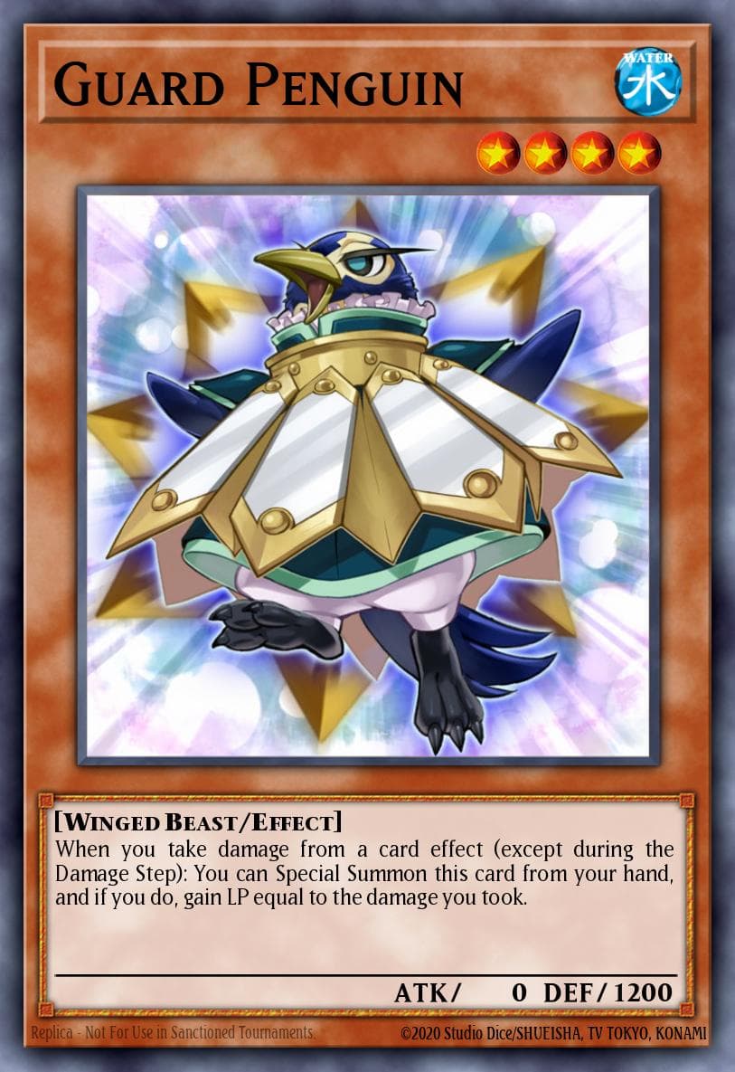 Guard Penguin 遊戲王 card