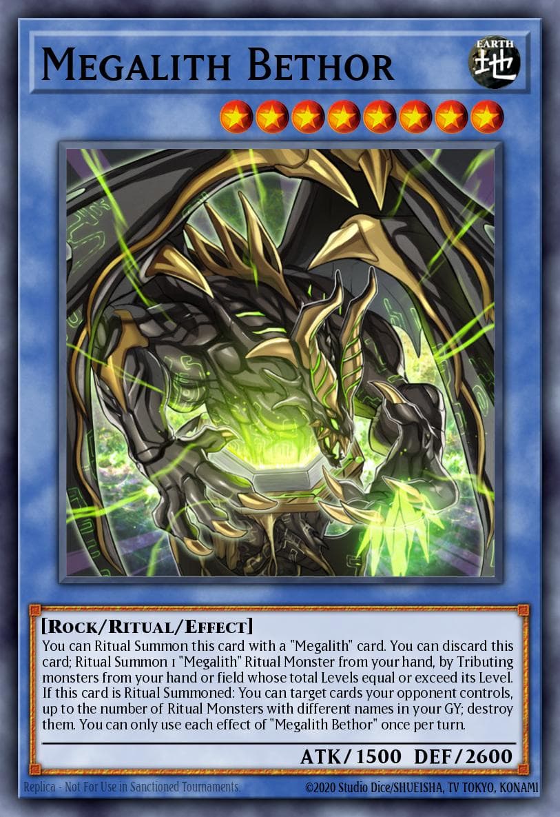 Megalith Bethor Ignition Assault Special Edition card