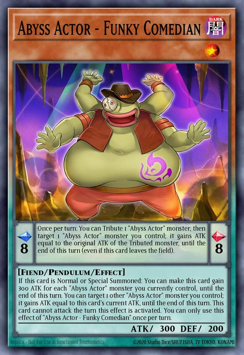 Abyss Actor - Funky Comedian Destiny Soldiers card