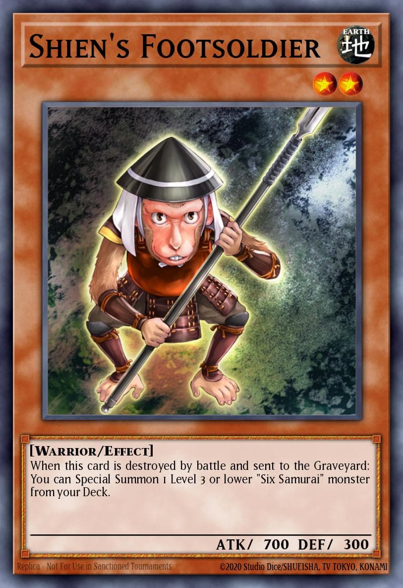 Shien's Footsoldier Samurai Warlords Structure Deck card