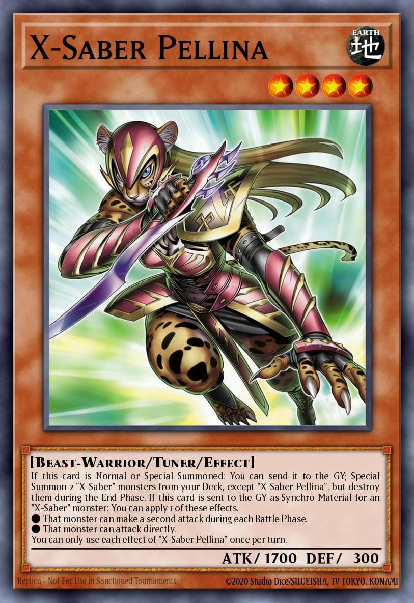 X-Saber Pellina Legendary Modern Decks 2026 card