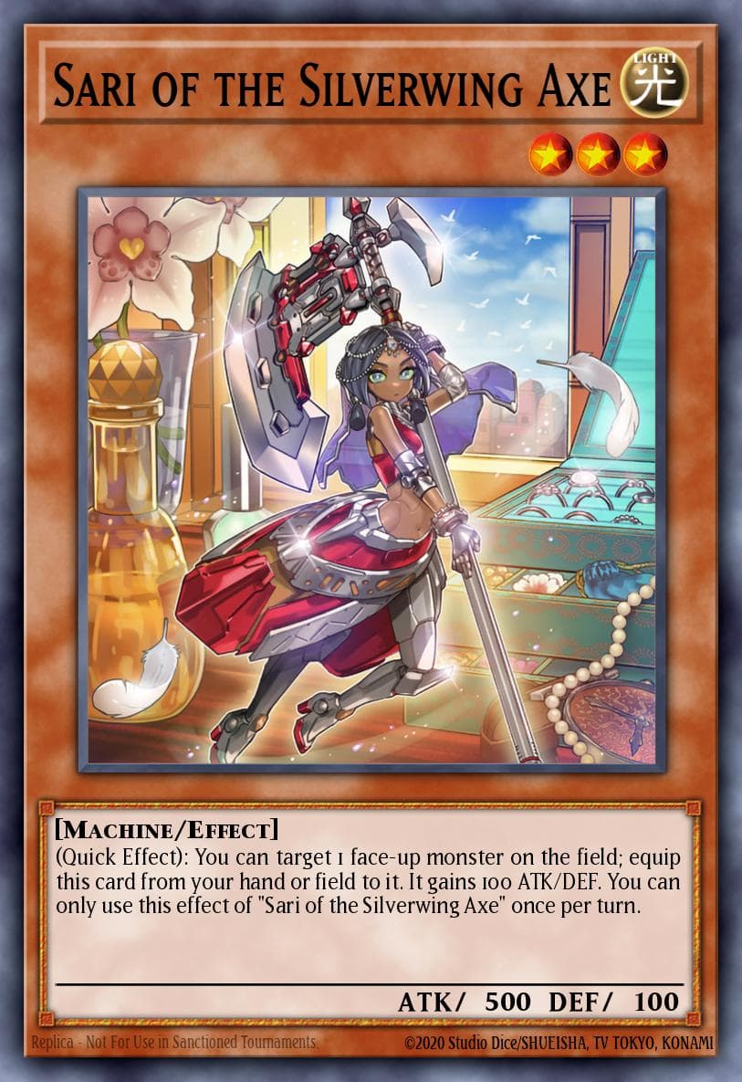 Sari of the Silverwing Axe 25th Anniversary Tin: Dueling Mirrors card