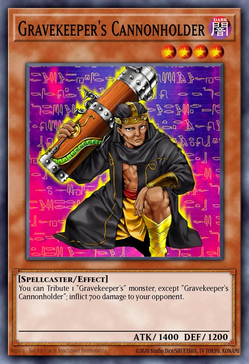 Gravekeeper's Cannonholder Pharaonic Guardian card