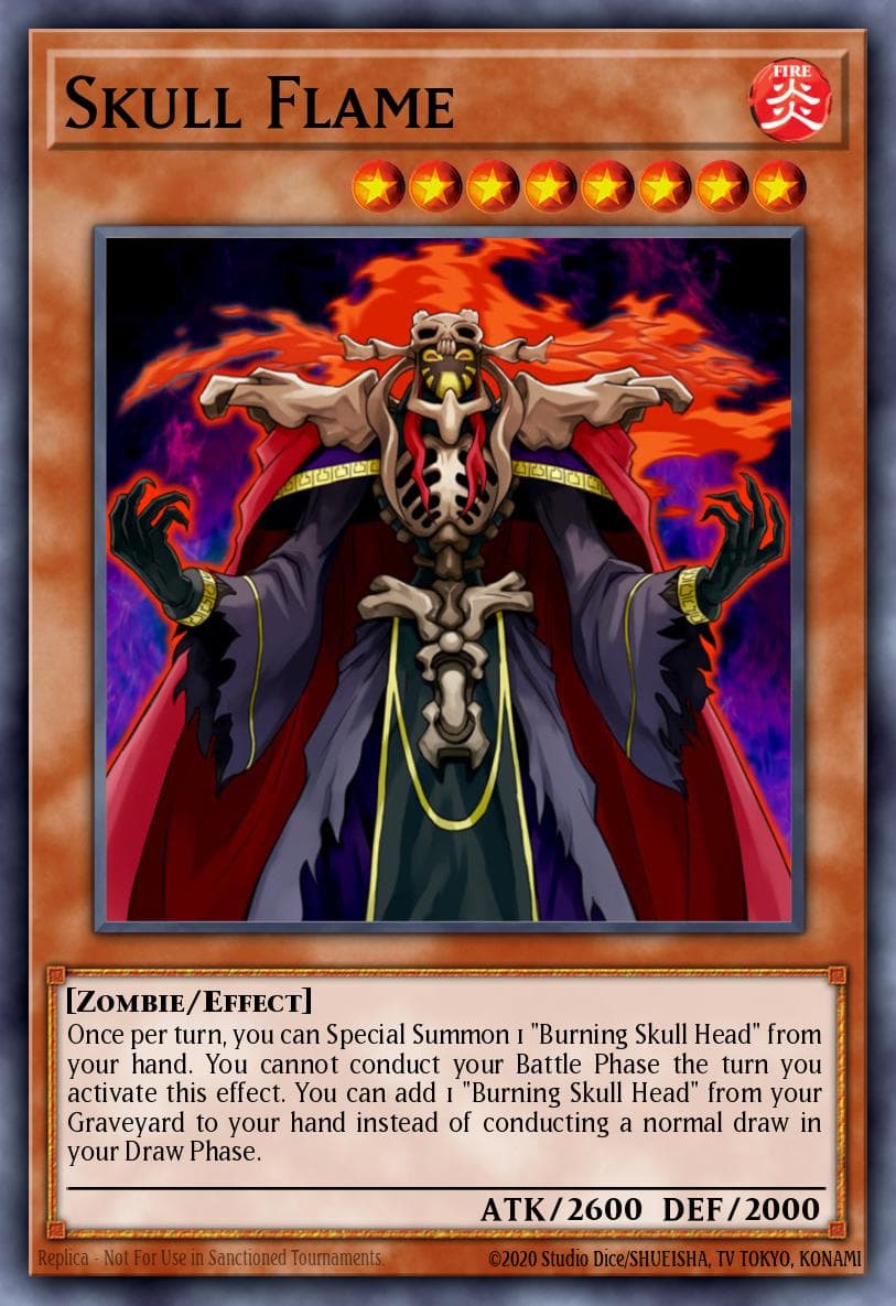 Skull Flame Yu-Gi-Oh! 5D's Wheelie Breakers Promotional Cards card