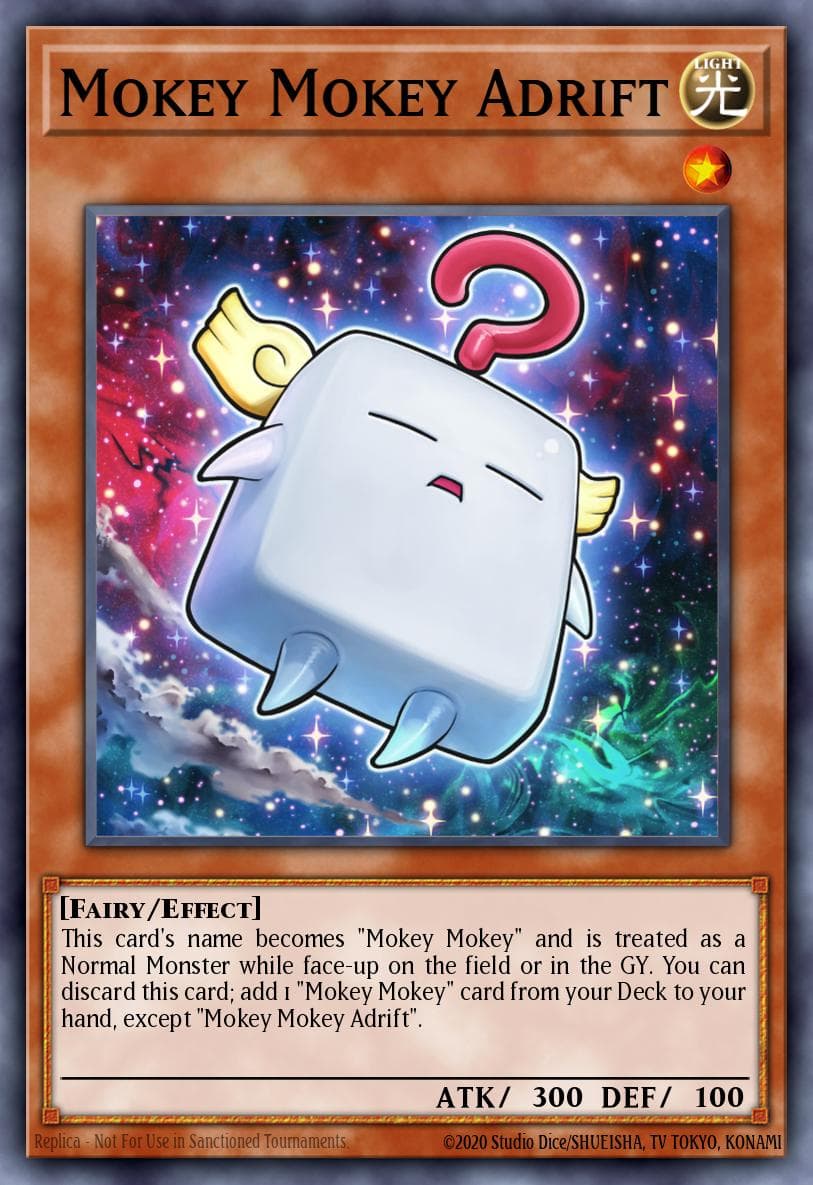 Mokey Mokey Adrift Power of the Elements card