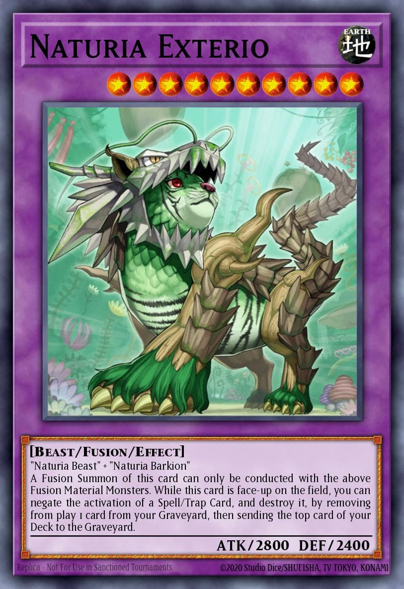 Naturia Exterio Hidden Arsenal 4: Trishula's Triumph card