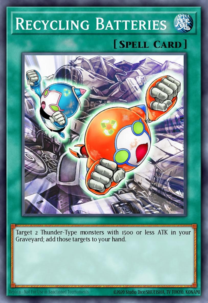 Recycling Batteries Battle Pack 3: Monster League card