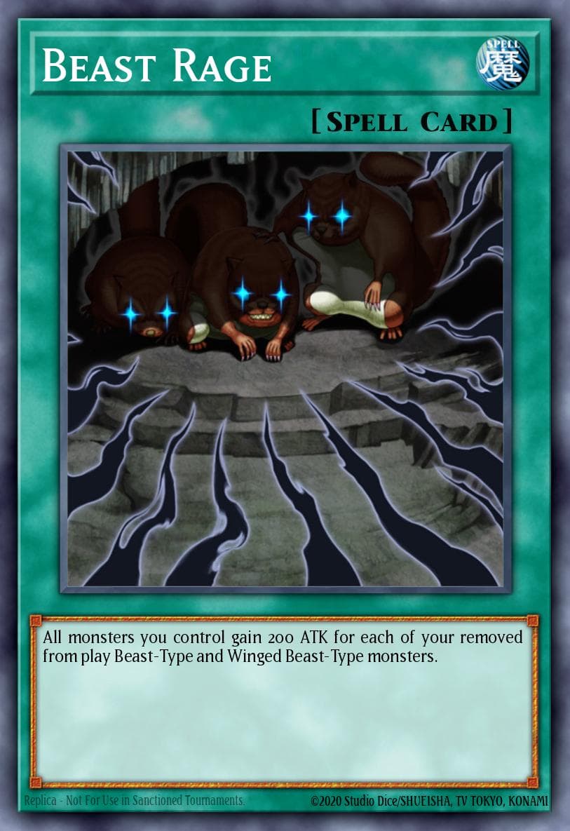 Beast Rage 遊戲王 card