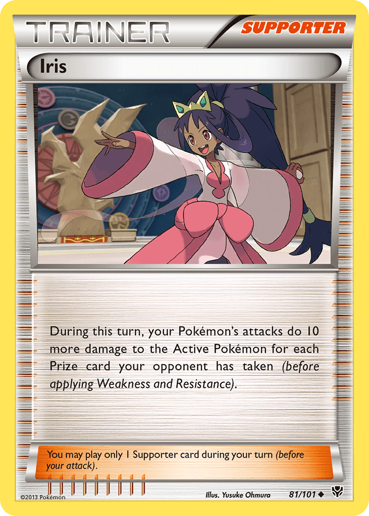 Iris 寶可夢 card