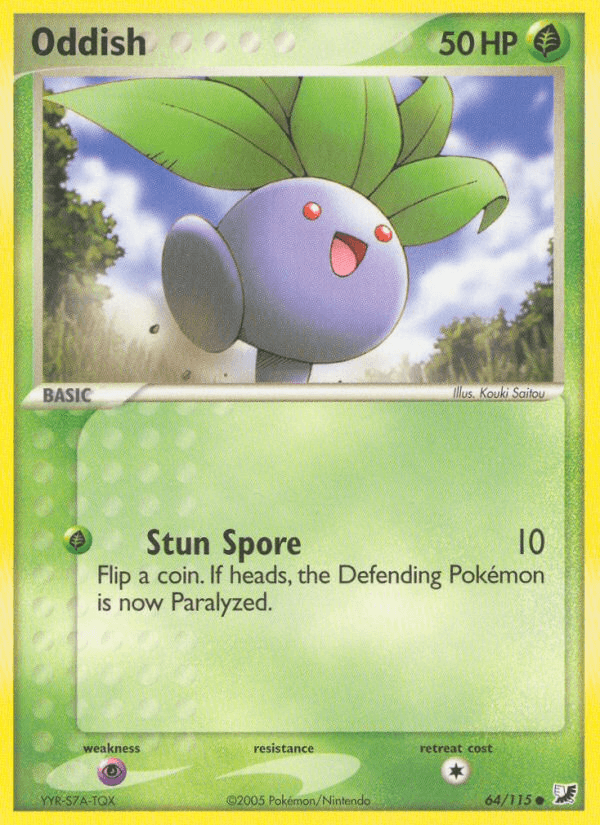 Oddish Unseen Forces card
