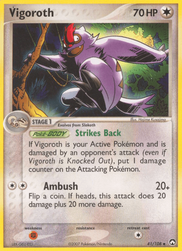 Vigoroth Power Keepers card