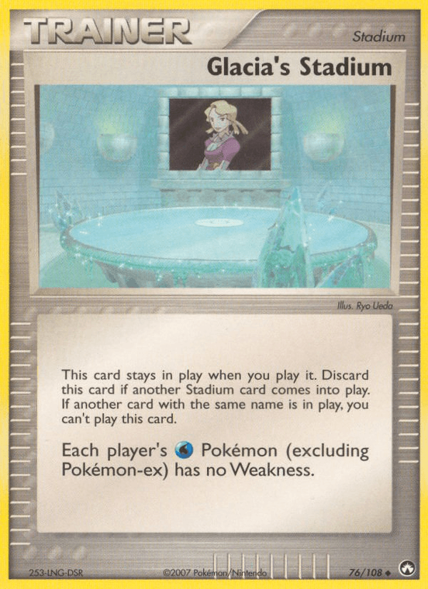 Glacia's Stadium Power Keepers card