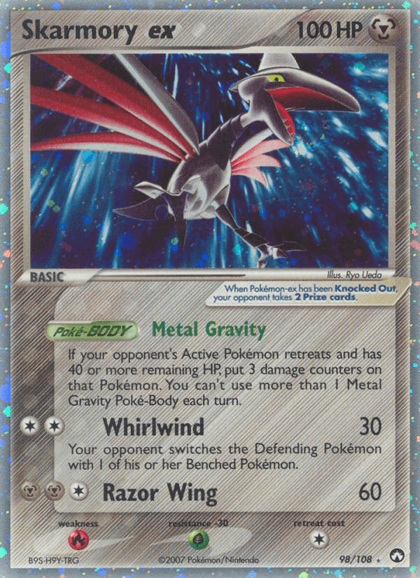 Skarmory ex Power Keepers card