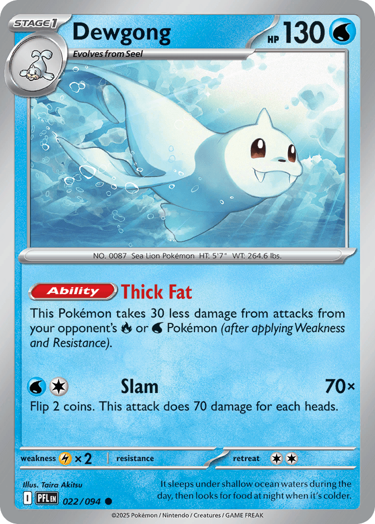 Dewgong Phantasmal Flames card