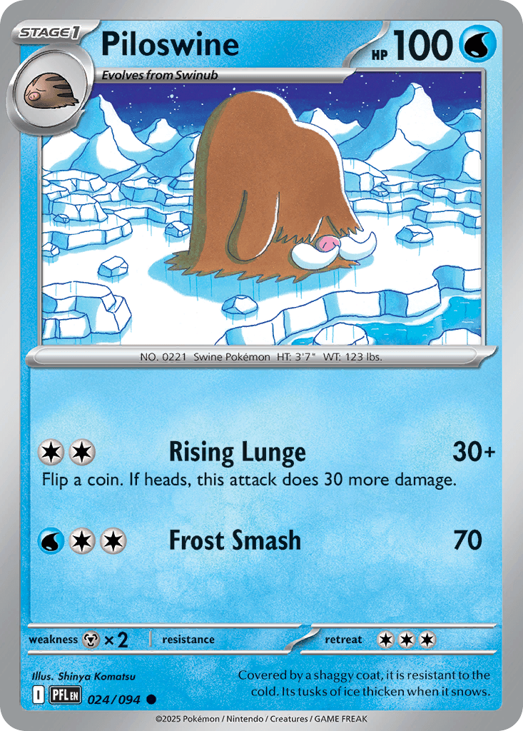 Piloswine Phantasmal Flames card