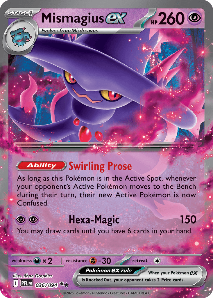 Mismagius ex Phantasmal Flames card