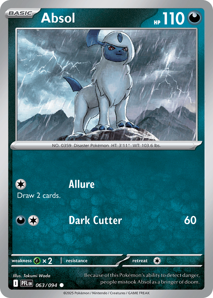 Absol Phantasmal Flames card