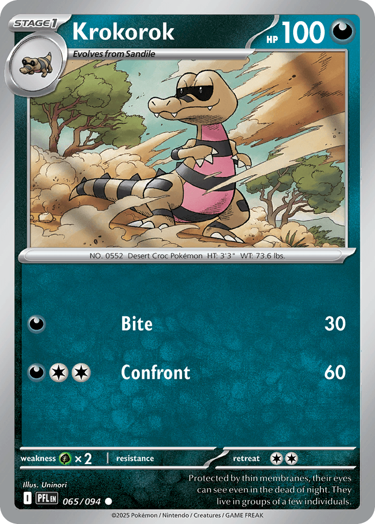 Krokorok Phantasmal Flames card