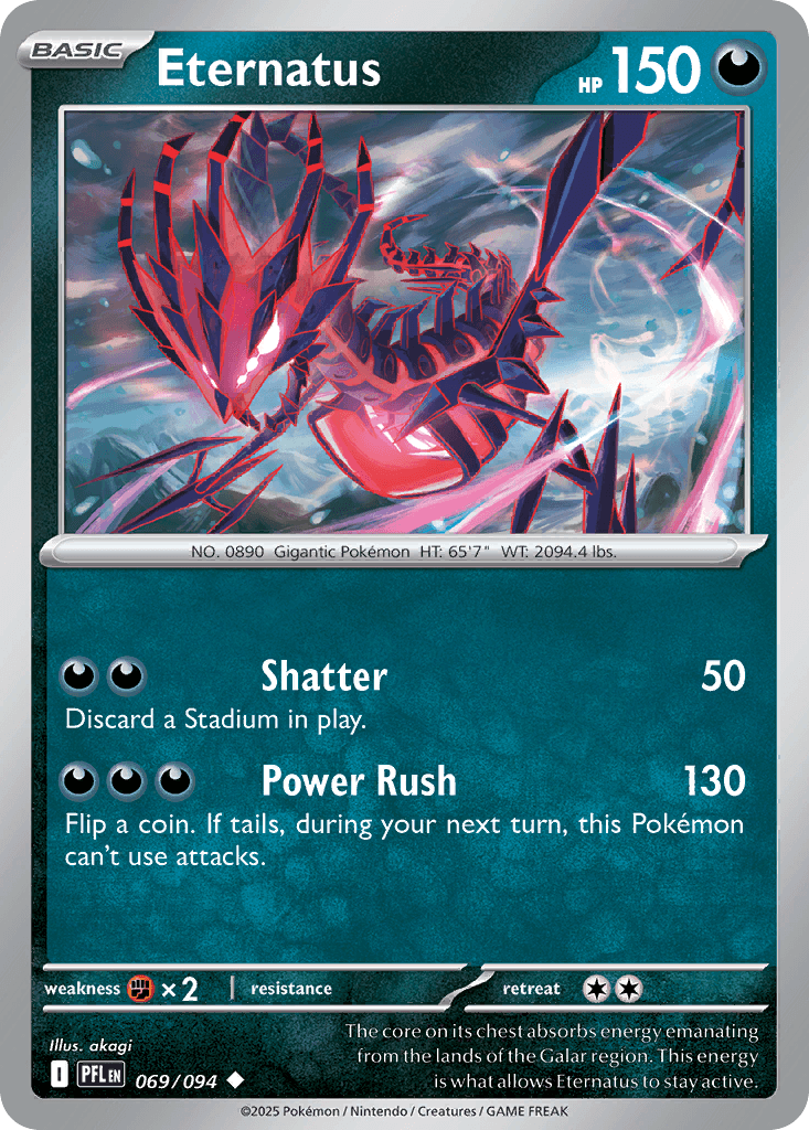 Eternatus Phantasmal Flames card