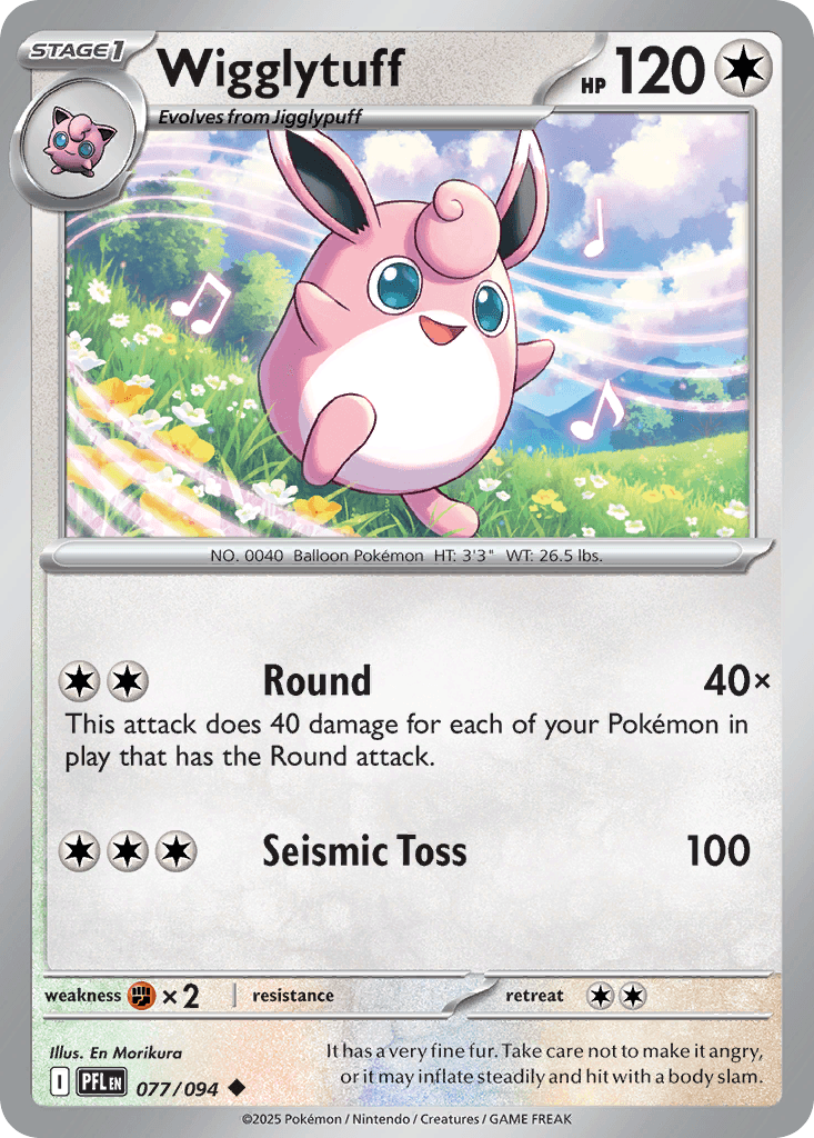 Wigglytuff Phantasmal Flames card