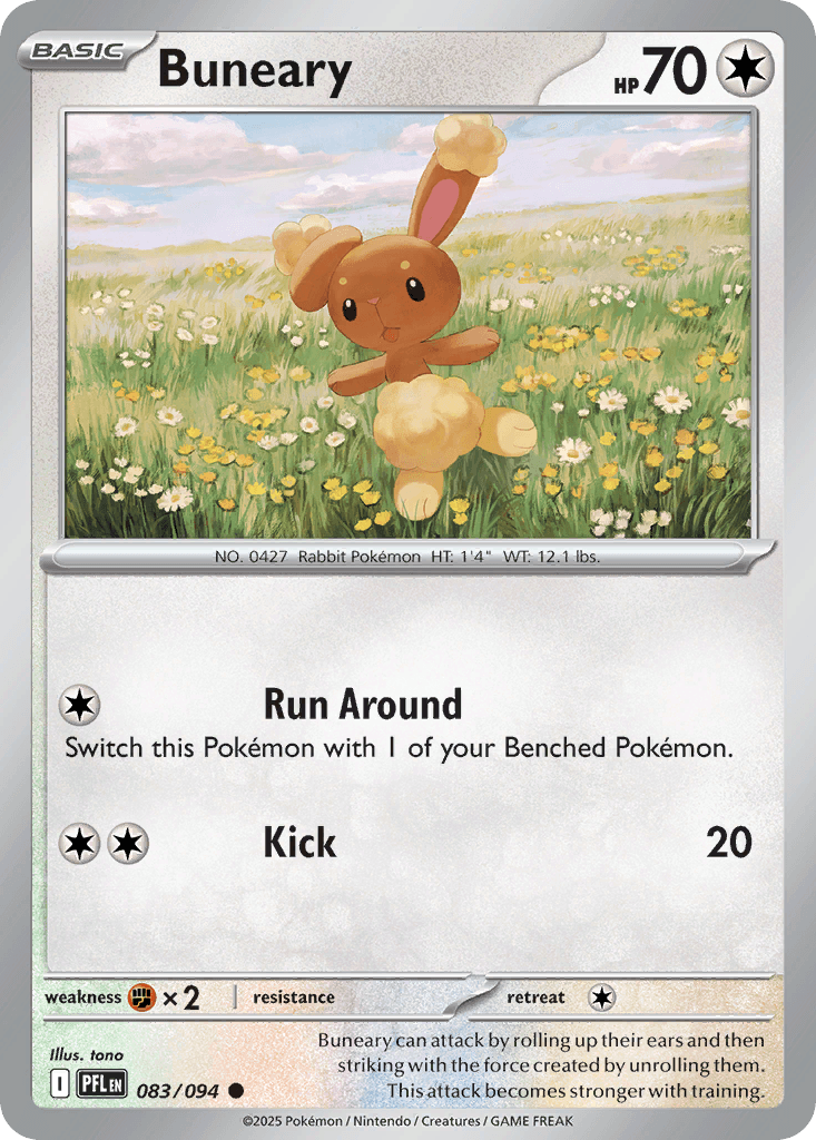 Buneary Phantasmal Flames card