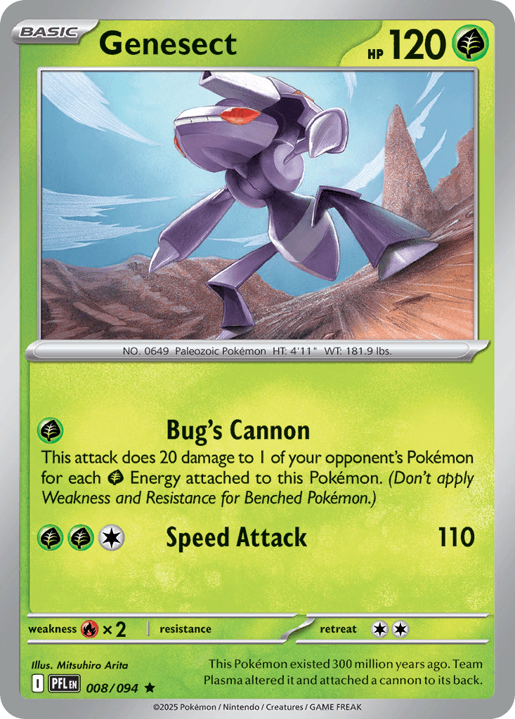 Genesect Phantasmal Flames card
