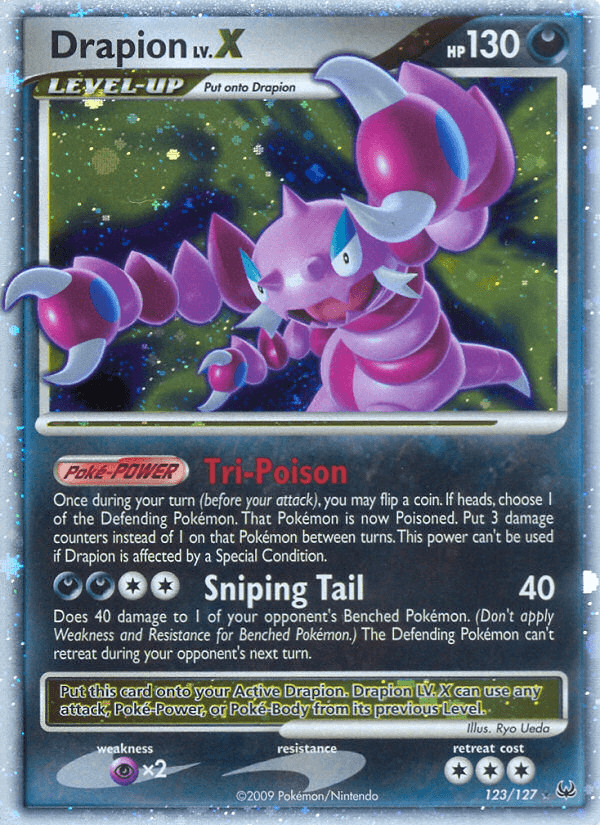 Drapion LV.X Platinum card