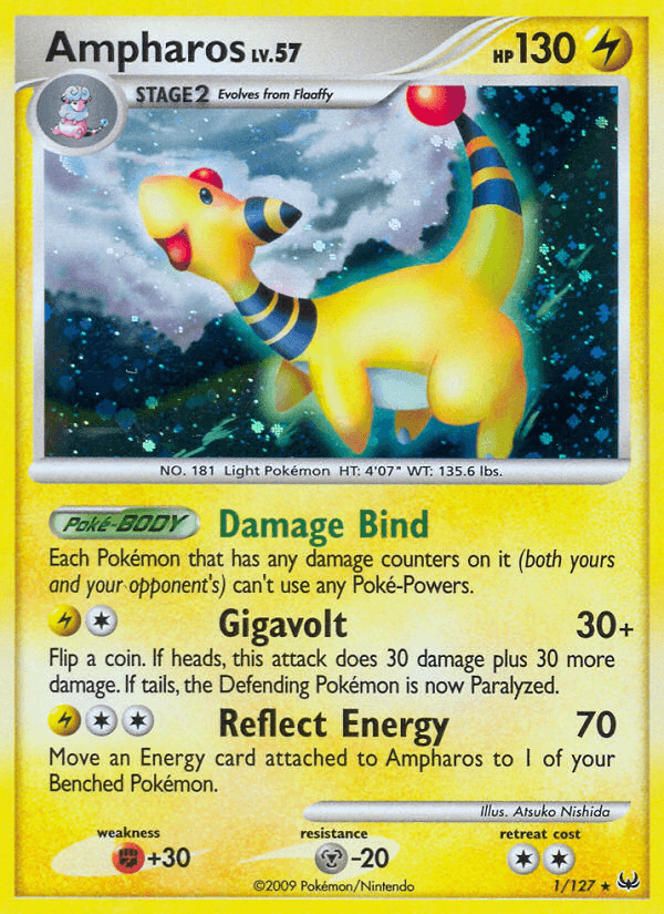 Ampharos Platinum card