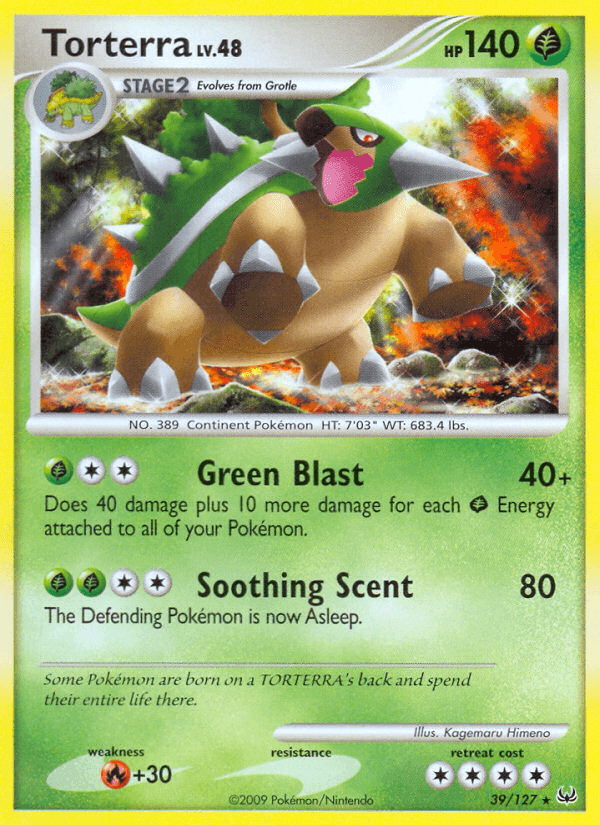 Torterra Platinum card