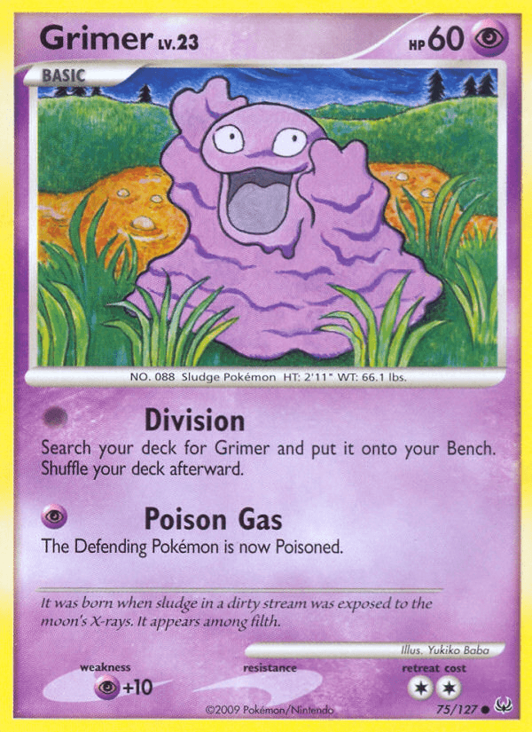 Grimer Platinum card