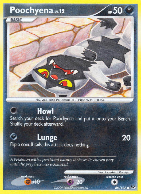 Poochyena Platinum card