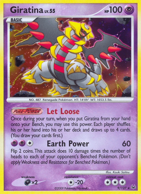 Giratina Platinum card