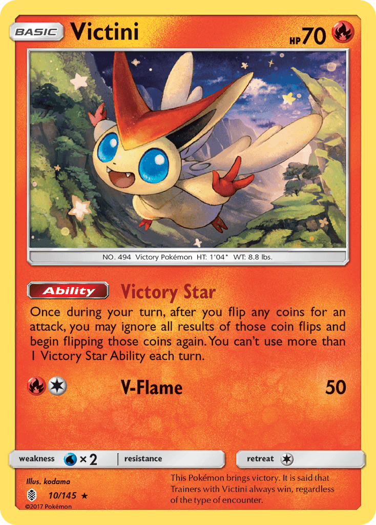 Victini Guardians Rising card