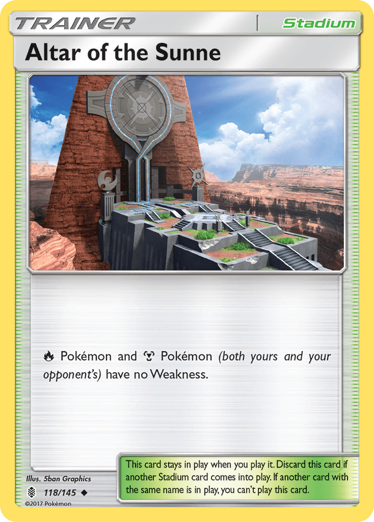 Altar of the Sunne Guardians Rising card