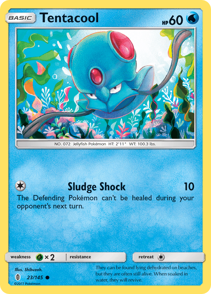Tentacool Guardians Rising card